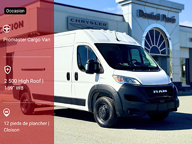 2023 RAM ProMaster Cargo Van